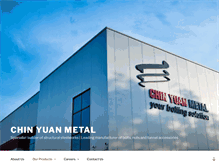Tablet Screenshot of chinyuanmetal.com